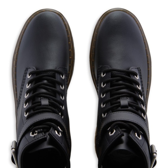 NIB Dr. Martens Zavala ALT HYDRO BLACK Combat Boots 8 eyelet- Size: 6 Woman’s - Picture 2 of 11